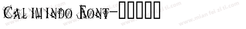 Calimindo Font字体转换